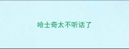 哈士奇太不听话了