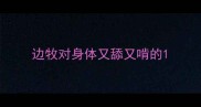 边牧对身体又舔又啃的