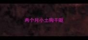 两个月小土狗干呕