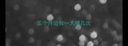 三个月边牧一天喂几次