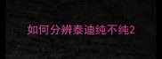 如何分辨泰迪纯不纯