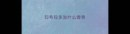 拉布拉多加什么营养