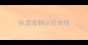 乐清宠物交易市场