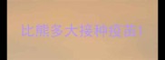 比熊多大接种疫苗
