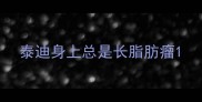 泰迪身上总是长脂肪瘤