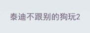 泰迪不跟别的狗玩