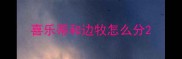 喜乐蒂和边牧怎么分