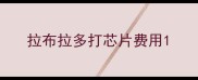拉布拉多打芯片费用
