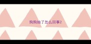 狗狗抽了怎么回事