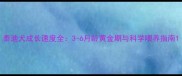 泰迪犬成长速度全3-6月龄黄金期与科学喂养指南