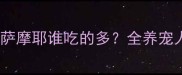 哈士奇VS萨摩耶谁吃的多全养宠人必看