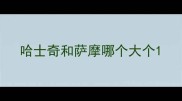 哈士奇和萨摩哪个大个