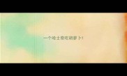 一个哈士奇吃胡萝卜