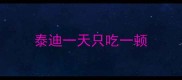 泰迪一天只吃一顿