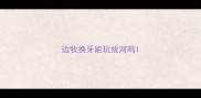 边牧换牙能玩拔河吗