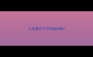 小东德几个月开始训练