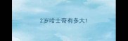 2岁哈士奇有多大