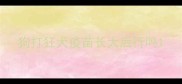 狗打狂犬疫苗长大后行吗