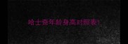 哈士奇年龄身高对照表
