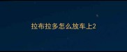 拉布拉多怎么放车上