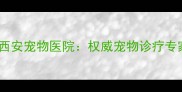 西北农林科技大学西安宠物医院权威宠物诊疗专家守护毛孩健康