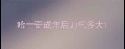 哈士奇成年后力气多大