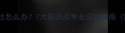 狗狗接种疫苗后呕吐怎么办7大原因及专业应对指南附紧急处理流程