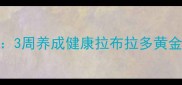 幼犬期科学喂养全攻略3周养成健康拉布拉多黄金法则附喂养时间表