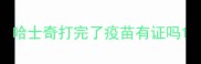 哈士奇打完了疫苗有证吗
