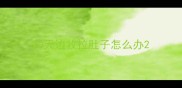 20天边牧拉肚子怎么办