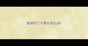 泰迪吃了个骨头怎么办