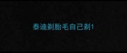 泰迪剃胎毛自己剃