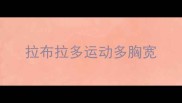 拉布拉多运动多胸宽