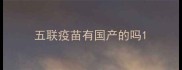 五联疫苗有国产的吗