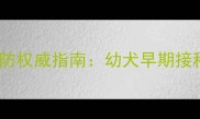 犬类狂犬病预防权威指南幼犬早期接种疫苗全攻略