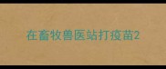 在畜牧兽医站打疫苗