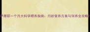 萨摩耶一个月大科学喂养指南月龄营养方案与饲养全攻略