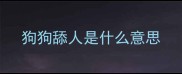 狗狗舔人是什么意思