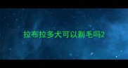 拉布拉多犬可以剃毛吗