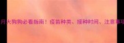 两个月大狗狗必看指南疫苗种类接种时间注意事项全