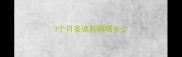 3个月泰迪狗粮喂多少