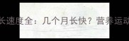 边境牧羊犬成长速度全几个月长快营养运动如何科学搭配