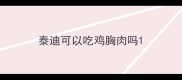 泰迪可以吃鸡胸肉吗