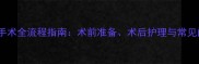 猫咪手术全流程指南术前准备术后护理与常见问题