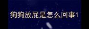 狗狗放屁是怎么回事
