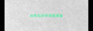 拉布拉多怀孕前准备