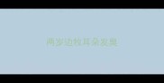 两岁边牧耳朵发臭
