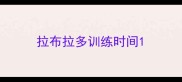 拉布拉多训练时间