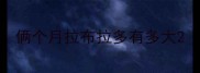 俩个月拉布拉多有多大