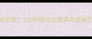 拉布拉多背毛粗糙发硬3步护理法让贵宾毛顺到打滑附选品清单